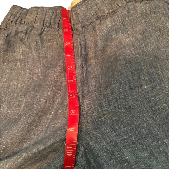 Cynthia Rowley XS Casual 100% linen wide leg Trousers-pants - Picture 7 of 9